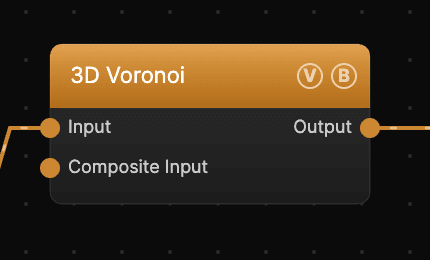 3D Voronoi node