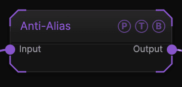 Anti-Alias node