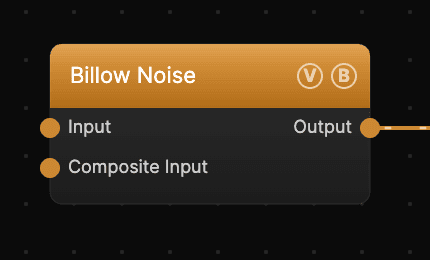 Billow Noise node