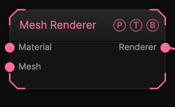 Mesh Renderer node