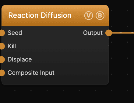 Reaction Diffusion node