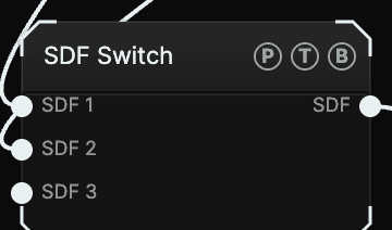 SDF Switch node