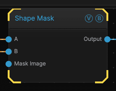 Shape Mask node