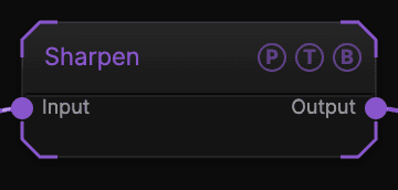 Sharpen node