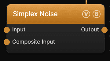 Simplex Noise node