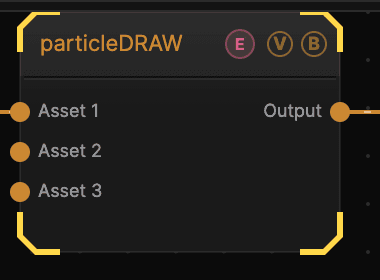 particleDRAW node